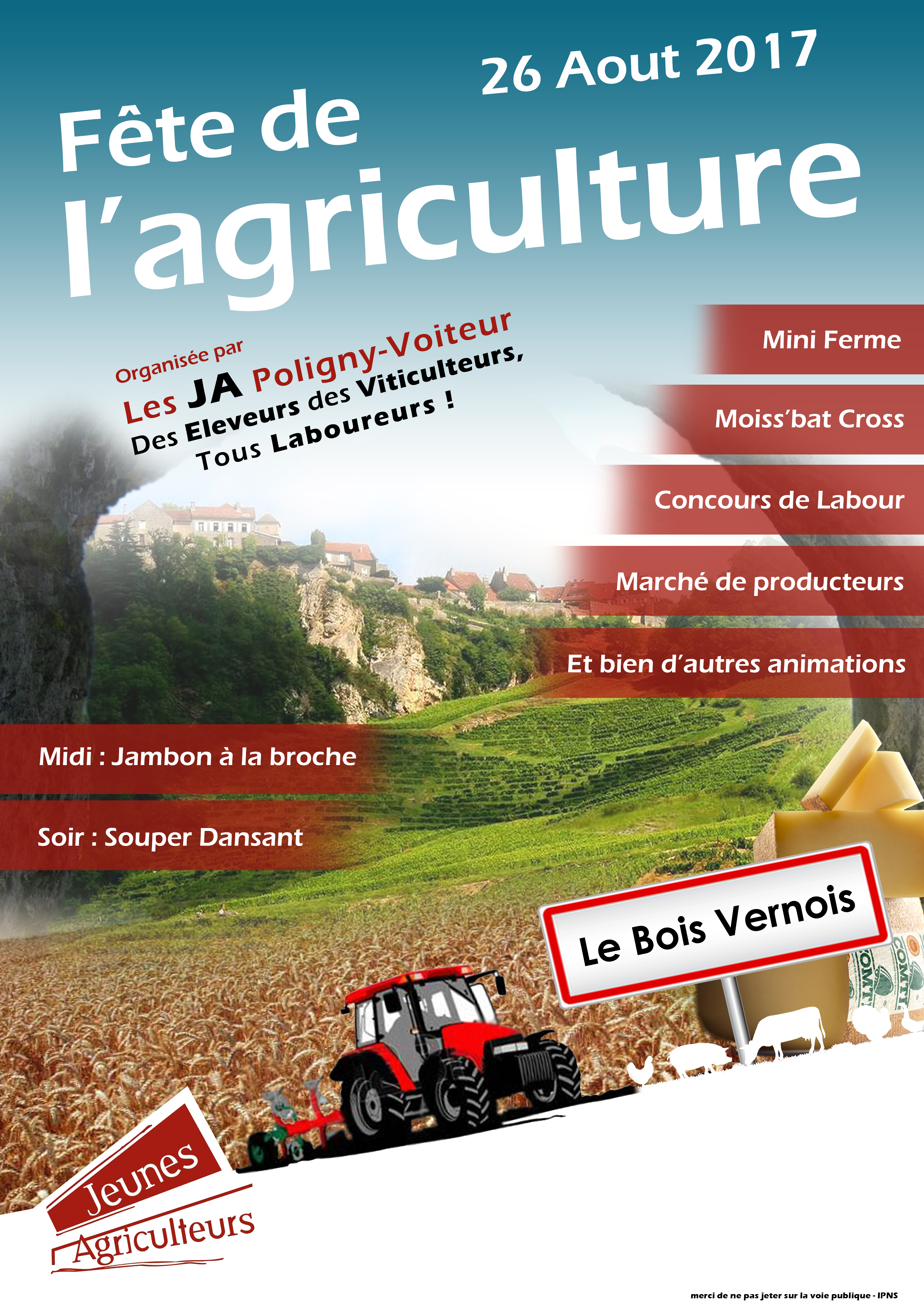 affiche Les jeunes agriculteurs BFC